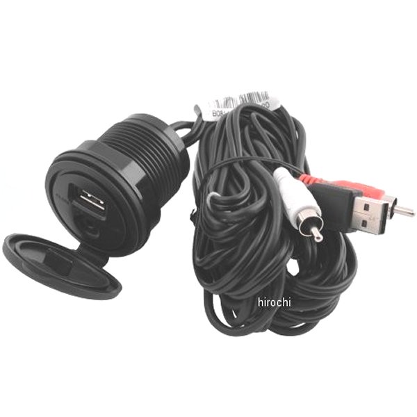 オプション USB、1/8インチ(3.5mm) AUX ジャック