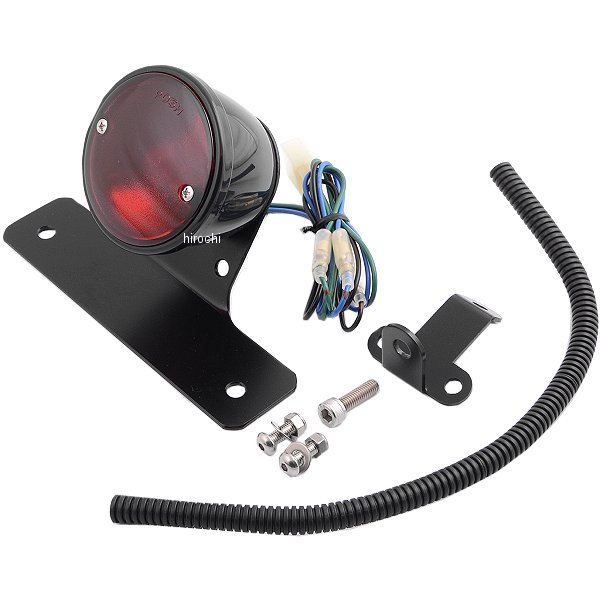 ヴィンテージラウンドテールランプキット 02年-12年 250TR 黒