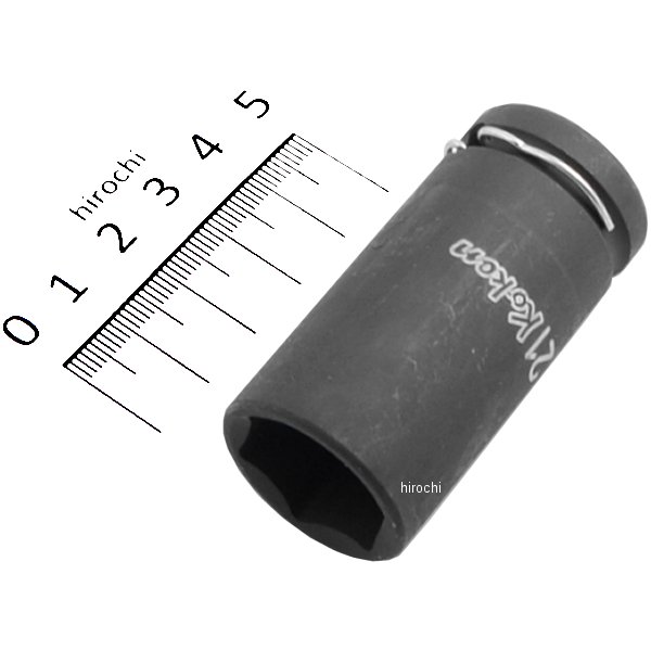 1/2インチsq 薄肉インパクトセミディープソケット 21mm