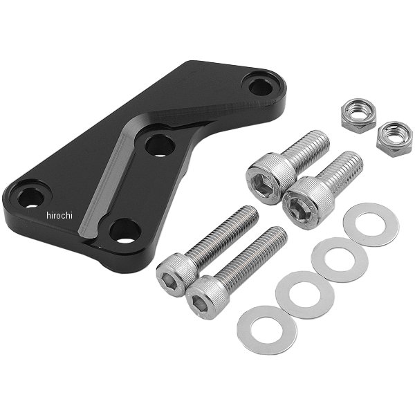 フロントキャリパーサポート ブレンボ40mmピッチ&STDローター径対応 13年-16年 グロム 黒