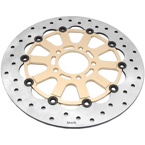 フロント ディスクローター カスタム 320 96年-10年 ハヤブサ GSX1300R、TL1000R、GSX-R600 ゴールド