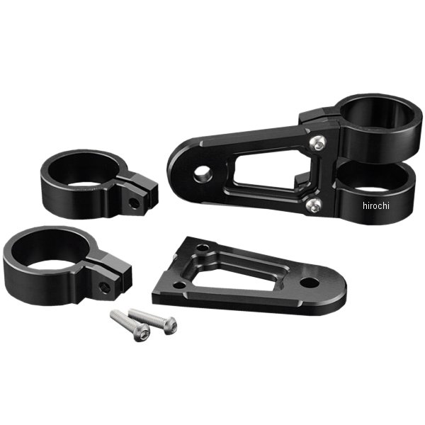 ビレット ヘッドライトステー タイプ1 36mm 汎用 アルミ 黒