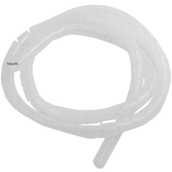 スパイラルチューブ 乳白色 φ8×1m