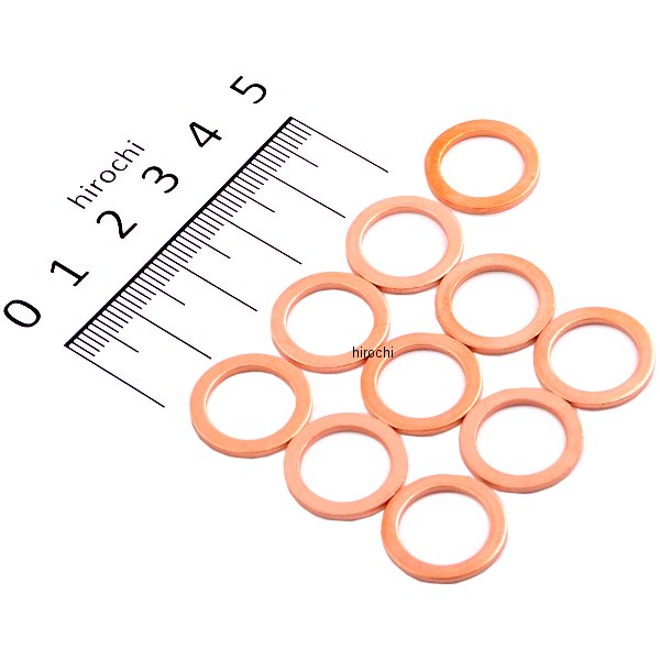 クラッシュワッシャー 12mm 銅 (10個入り.)