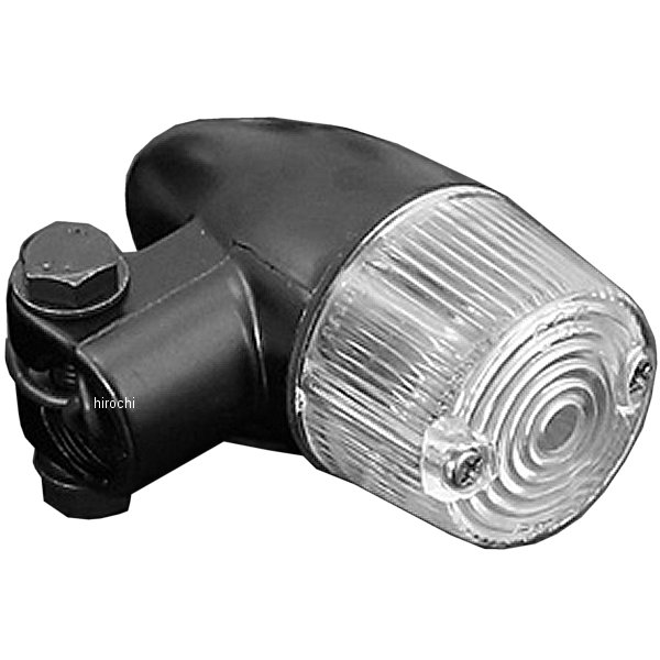 ウインカーランプ 砲弾型35φ 黒/クリア 2個入り