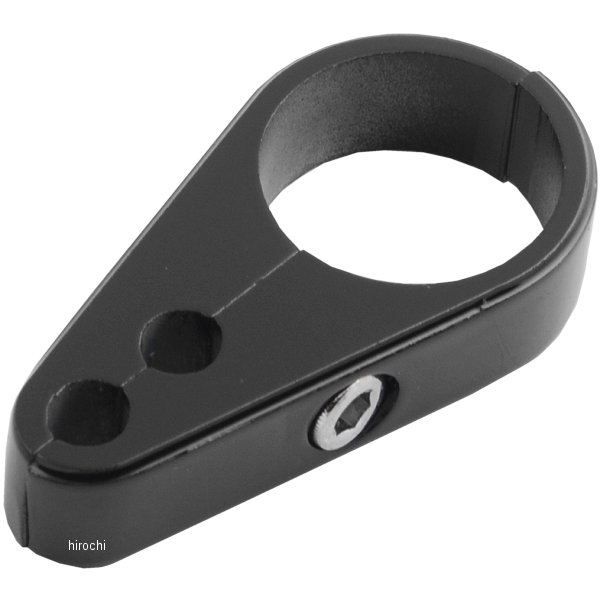 スロットル、アイドルケーブル クランプ 1インチ(25mm) デュアルケーブル 黒