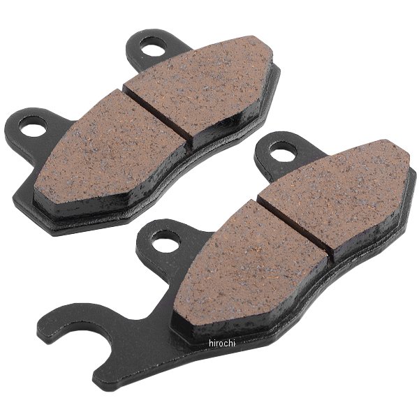 ブレーキパッド レジン 91年-16年 ホンダ、ヤマハ、ヒョースン オーガニック フロント/リア