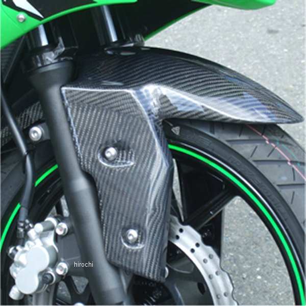 フロントフェンダー 08年-12年 ニンジャ250R カーボン平織
