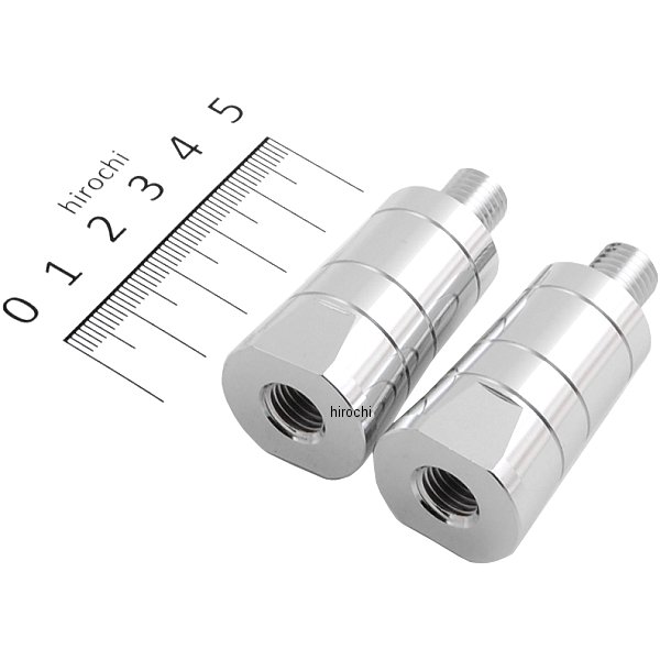 ポッシュ POSH ZRタイプウインカー 延長ステー40mmロング クローム