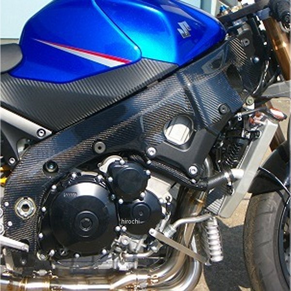 フレームカバー 07年-08年 GSX-R1000 カーボン綾織