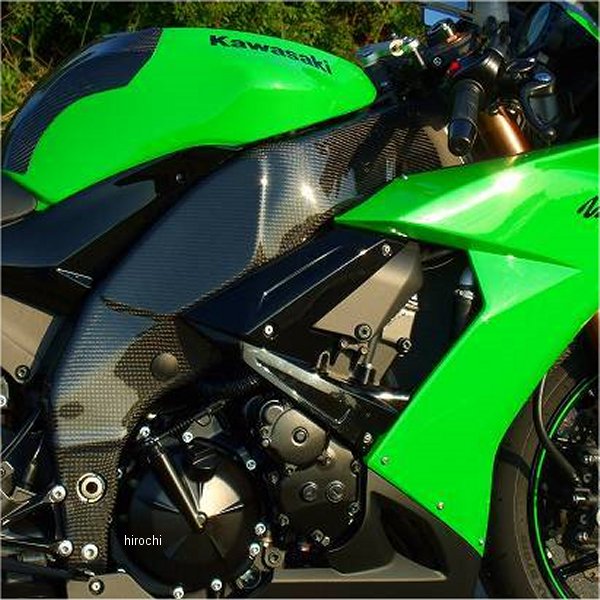 フレームカバー 08年-10年 ニンジャ ZX-10R カーボン綾織