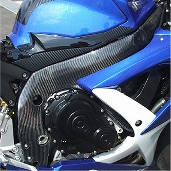 フレームカバー 06年-07年 GSX-R750、GSX-R600 カーボン綾織