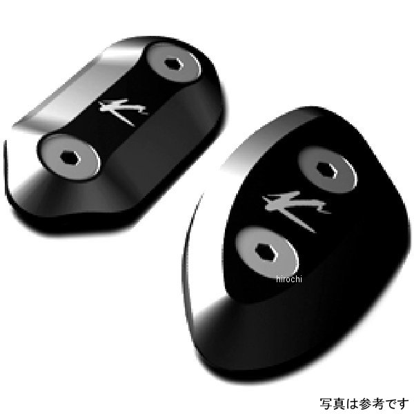 ミラーブロックオフ 04年-08年 ZX-10R、ZX-6R、ZX-6RR 緑