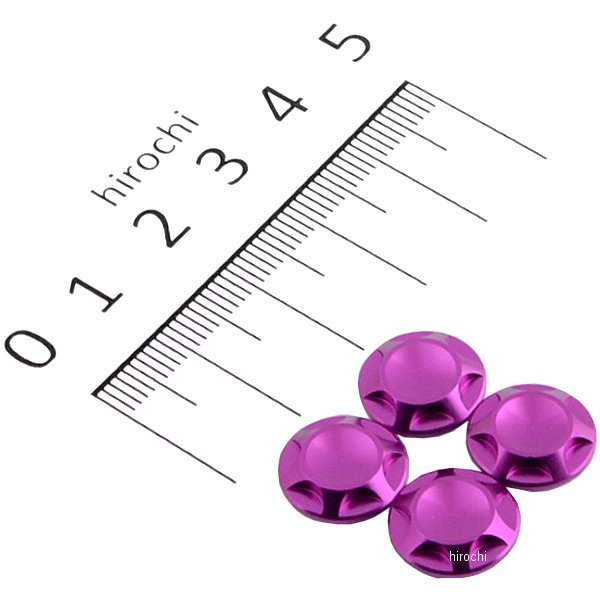 ポッシュ NASAタイプキャップボルトカバー M8用 ブルーベリー