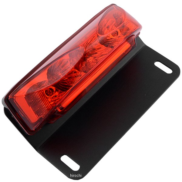 アイビーLEDテールランプ 汎用 タイプ2 LEDナンバー灯付き レッド
