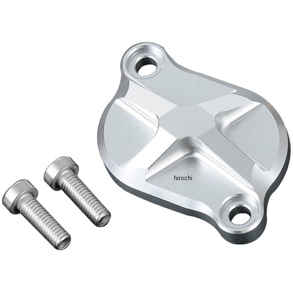 アルミマシンドタペットキャップ グロム シルバー