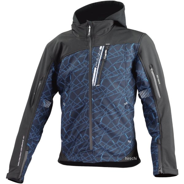 秋冬モデル プロテクトソフトシェル ウインターパーカーレディース クラッシュブルー/黒 WMサイズ