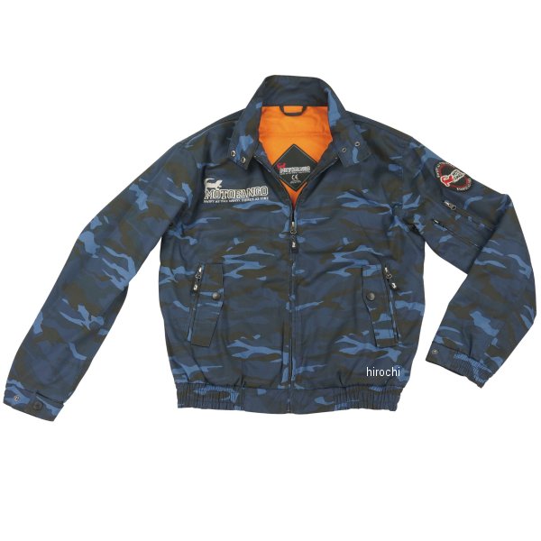秋冬モデル モトファンゴ プロテクトスイングトップジャケット ブルーカモ Sサイズ