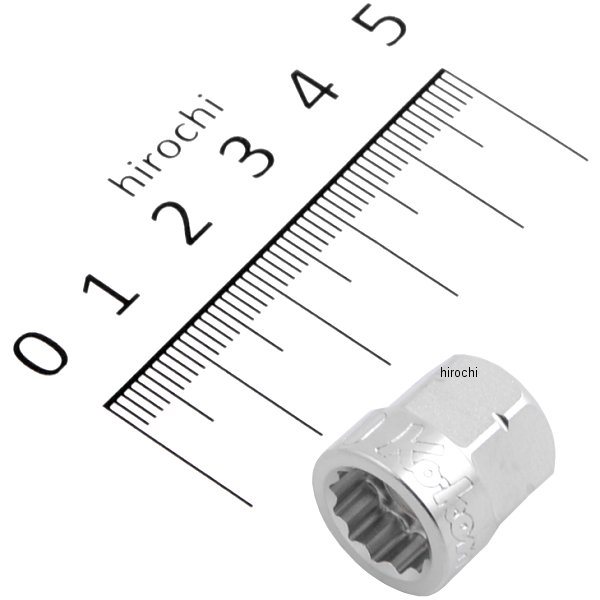 ベルトテンション調整レンチ用12角ソケット 10mm