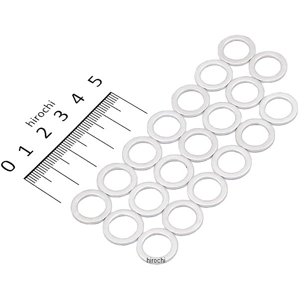 クラッシュワッシャー 内径10mm アルミ 20枚入り