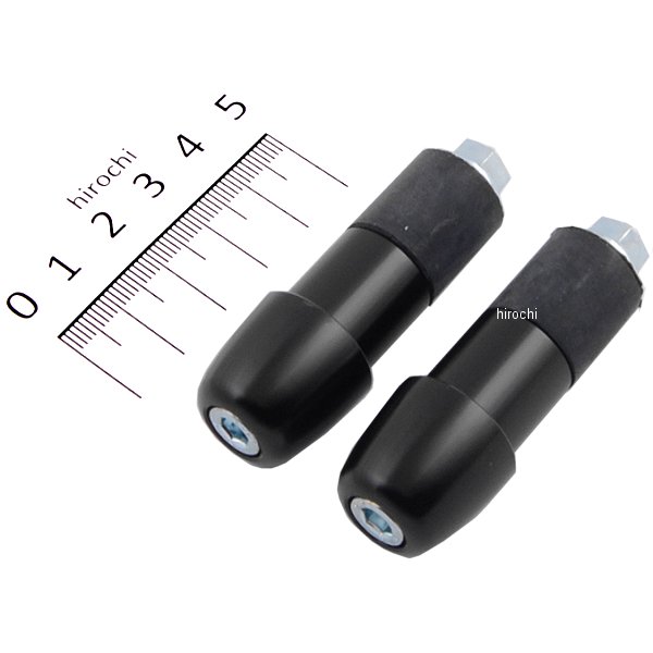 アルミ削り出しサイドキャップ ブラック Φ7/8インチハンドル用