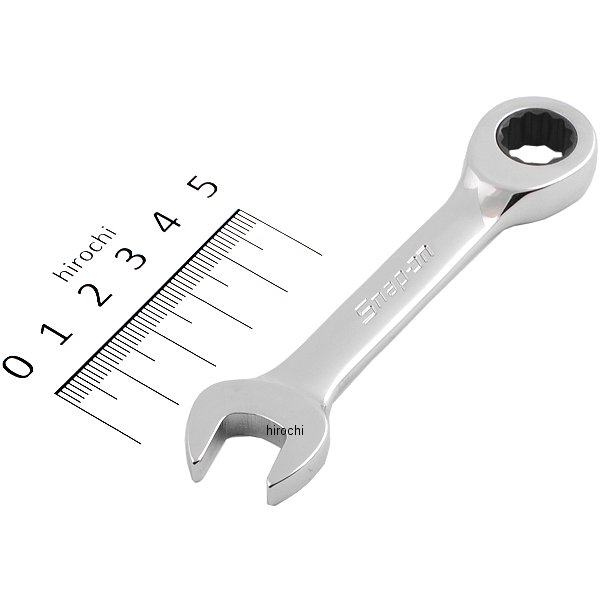 フランクドライブ オープンエンド コンビネーション ショート ラチェット レンチ 12角 11mm