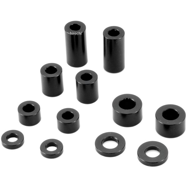 メカニックユースユニバーサルカラーセット M6 t=3mm 黒 10個