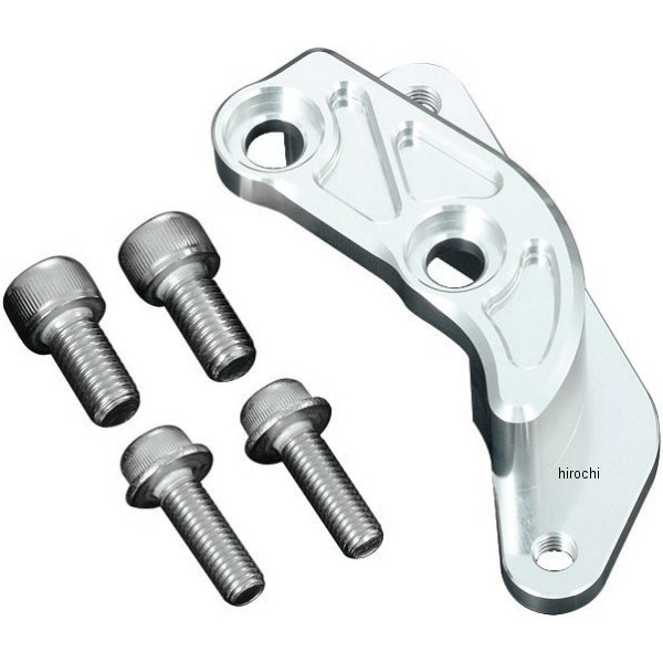 フロントキャリパーサポート 13年-15年 グロム、MSX125 ブレンボ 4ポッド シルバー