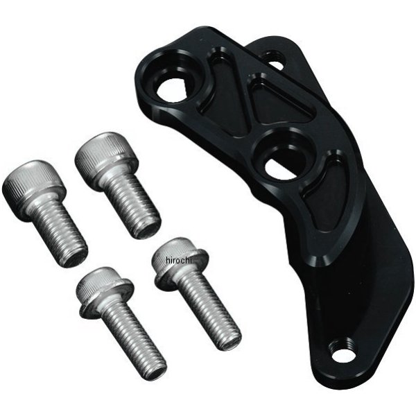 フロントキャリパーサポート 13年-15年 グロム、MSX125 ブレンボ 4ポッド 黒