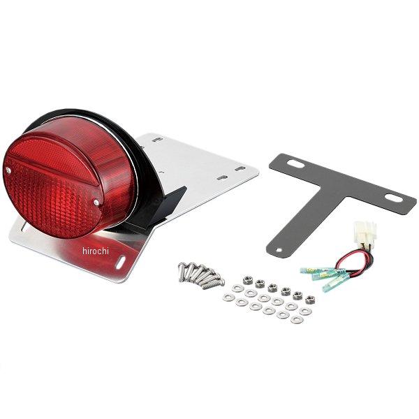 テールランプフェンダーレスキット ゼファー1100、ゼファー1100RS Z2タイプ ダークレッド/LED