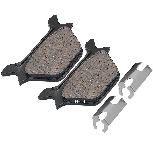 ブレーキパッド レジン 84年-03年 ハーレー XL、FXD、FLST オーガニック フロント/リア