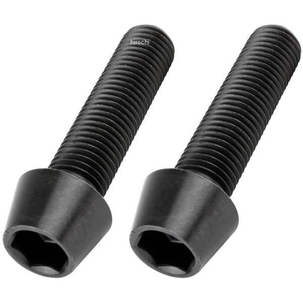 ステンレスブラックテーパーキャップボルト M10X40 P1.25 黒 2個入り
