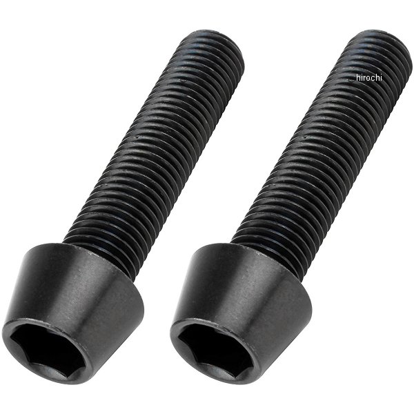 ステンレスブラックテーパーキャップボルト M10X45 P1.25 黒 2個入り
