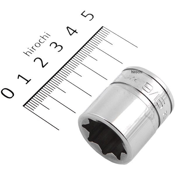 3/8インチ ソケット ダブル スクエア 8角 9/16インチ