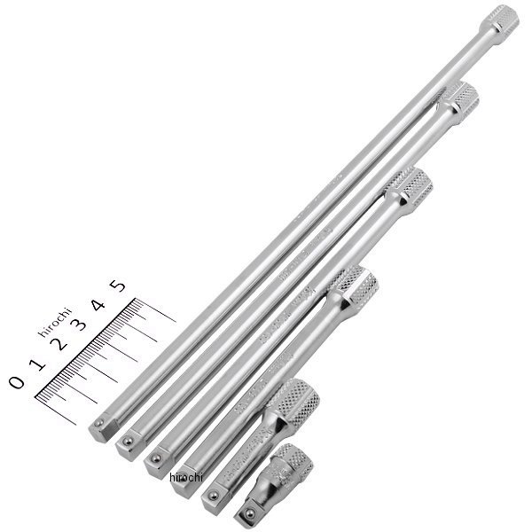 1/4インチsq エクステンションバーシュリンクパックセット 6ヶ組