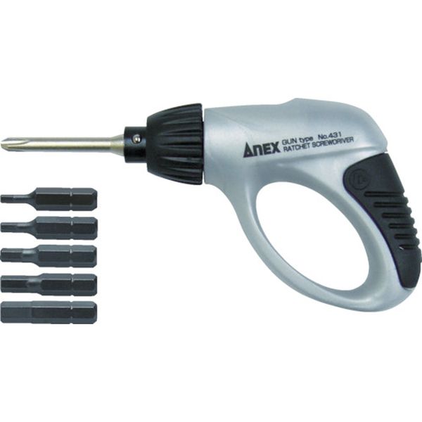 ガンドラ ネジピタラチェットドライバー ビット7本組