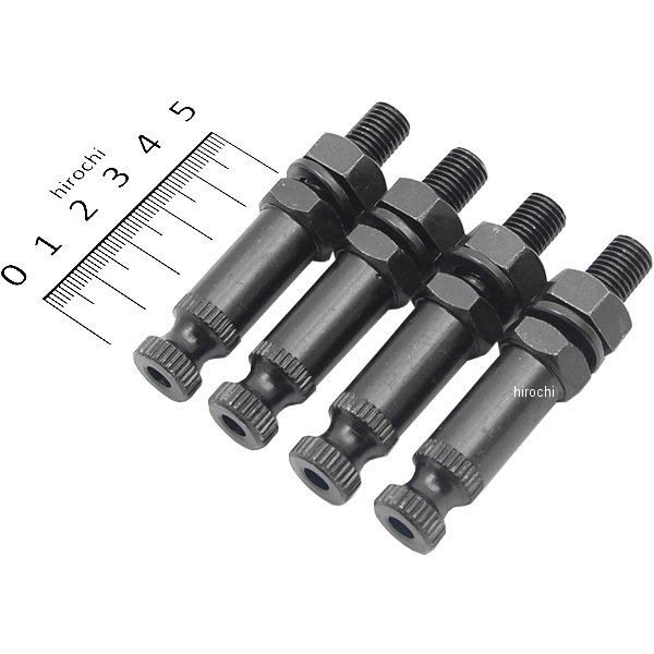 ウインカー取付ボルト M10x46 黒 4本入り