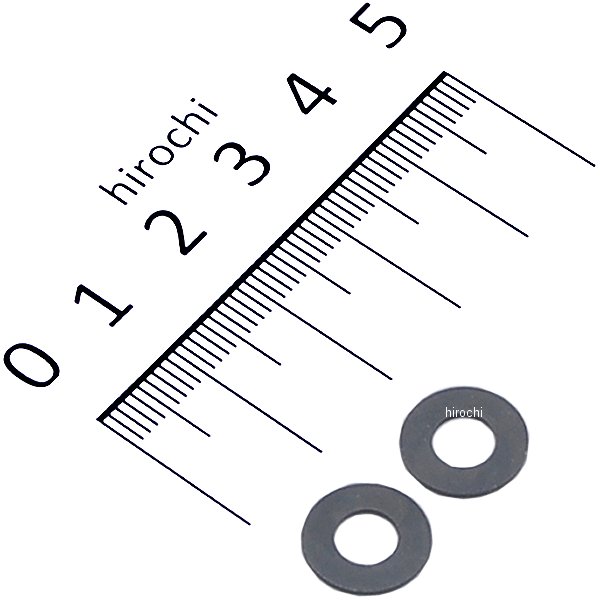 平ワッシャーセット M5 黒 2個入り