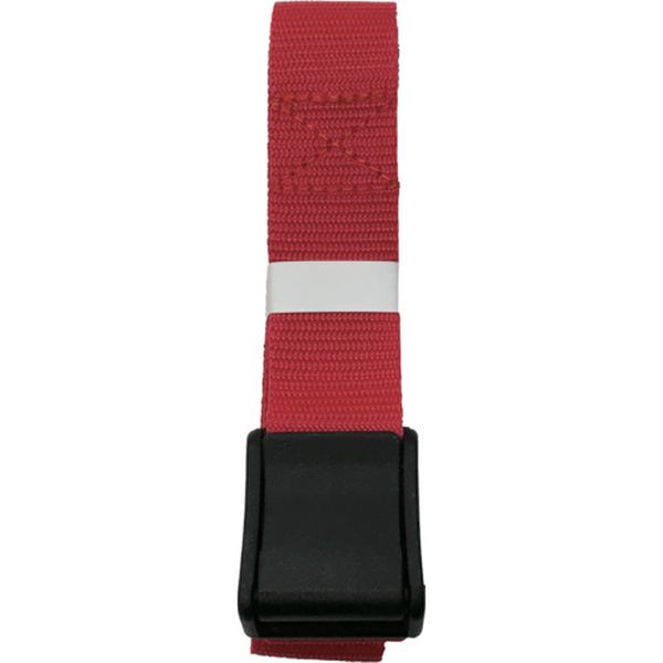 ベルト 結束ベルト(バックル) 25mm巾×2m レッド