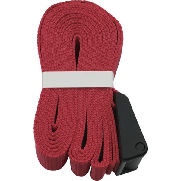 ベルト 結束ベルト(バックル) 25mm巾×3m レッド