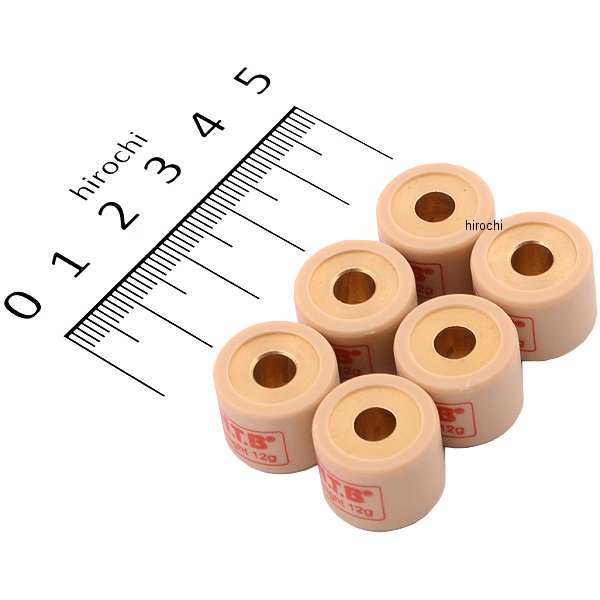 ウエイトローラー ホンダ系汎用 16φ×13 12.0g 1セット6個入り