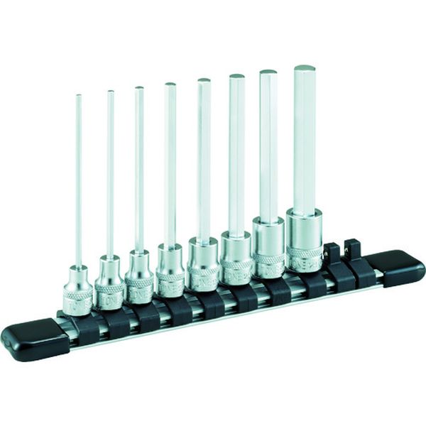 ロングヘキサゴンソケットセット(ホルダー付) 8pcs