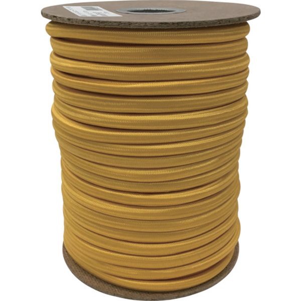 ゴム タイトゴムロープボビン巻 9φ×30m イエロー