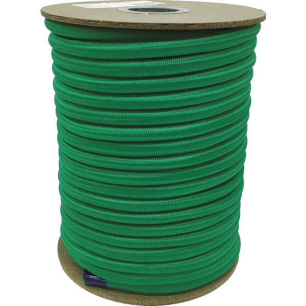 ゴム タイトゴムロープボビン巻 9φ×30m グリーン