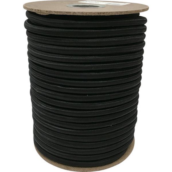 ゴム タイトゴムロープボビン巻 9φ×30m ブラック