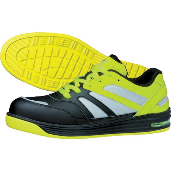 WPARF01Y27.0   高視認 先芯入りスニーカーWPA-RF01 イエロー 27.0cm