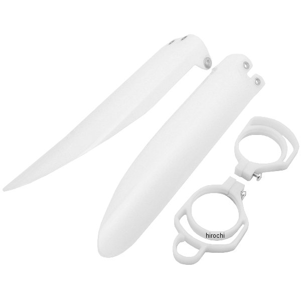 フォークカバー 98年-10年 KX100、KX85、KX80 白