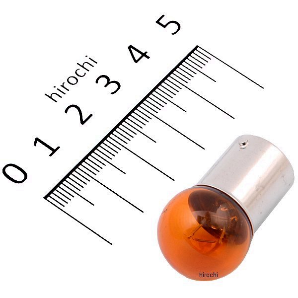 口金シングル球 6V10W ウインカー球 (オレンジ) (1個売り)