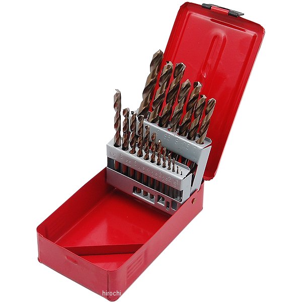 鉄工用 ドリル刃セット 19本組