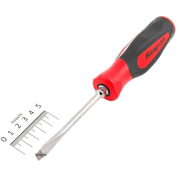 ソフト グリップ スタンダード ドライバー フラット チップ 先端部 .040インチ 赤